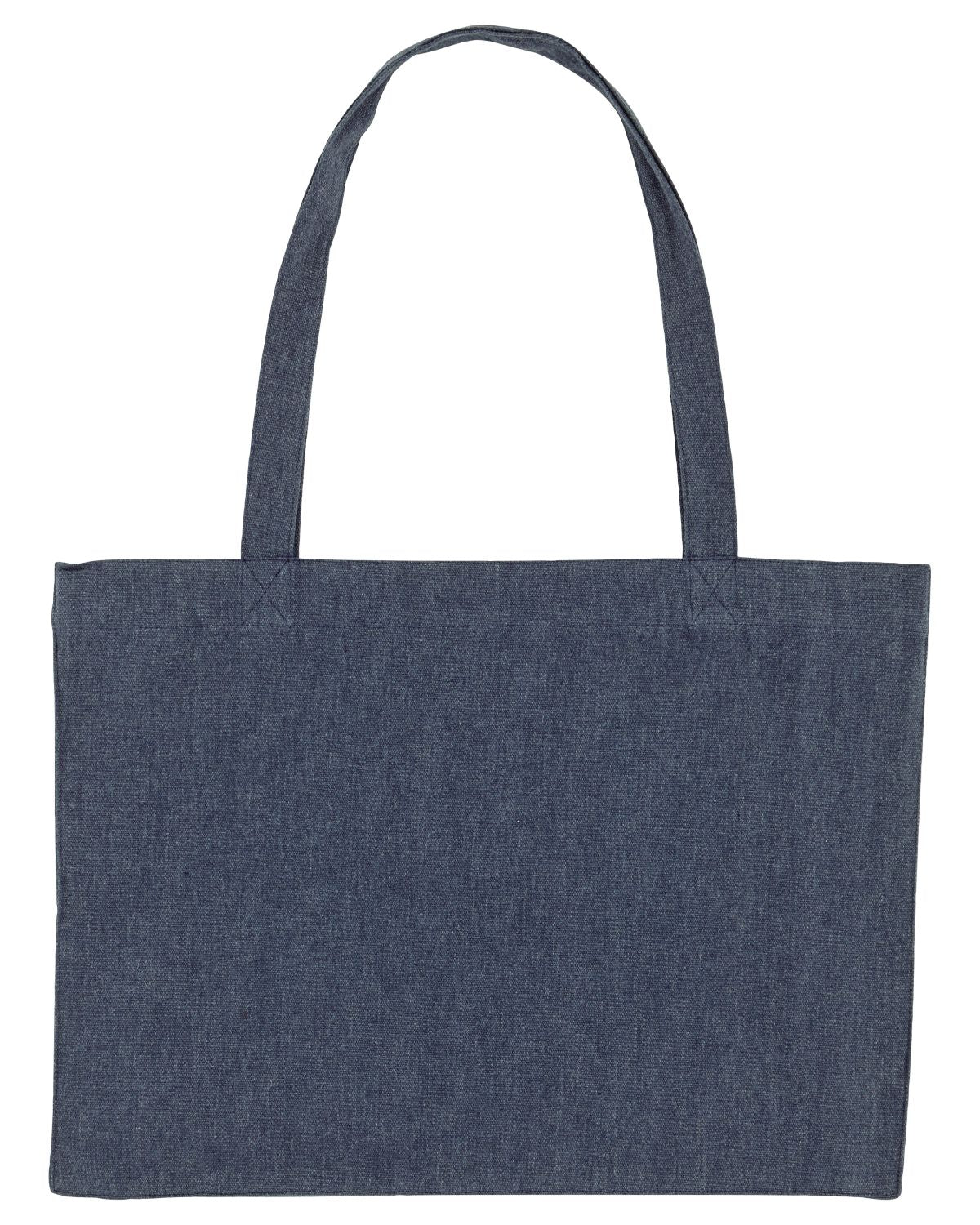 customize your own sustainable shopping bag made of 80% recycled organic cotton.