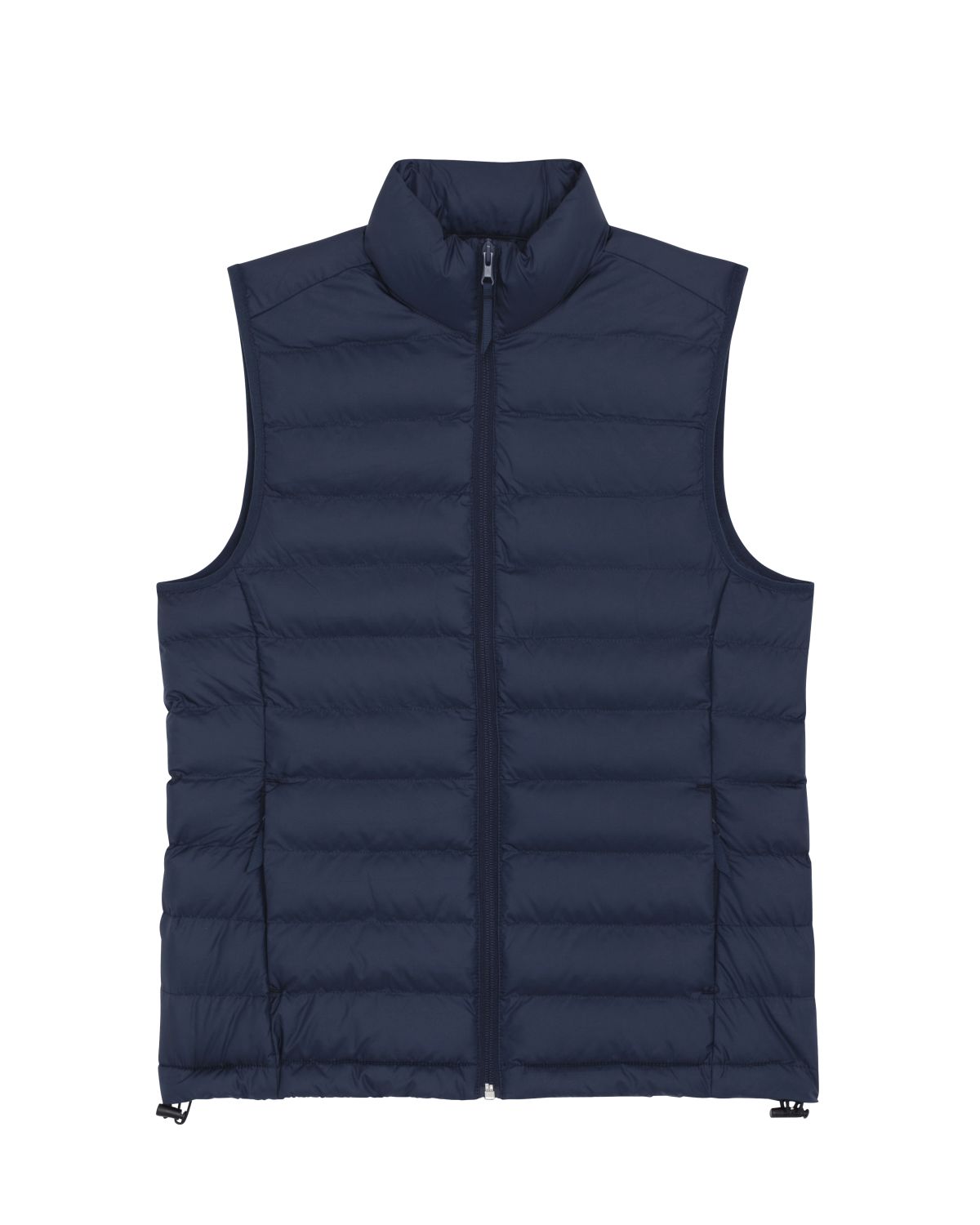 Customize your own sustainable vest. Main, padding, and lining are all made of 100% recycled polyester, Fluorine- free