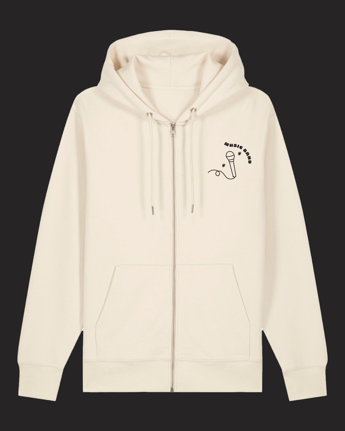 Customize your own eco friendly zip hoodie